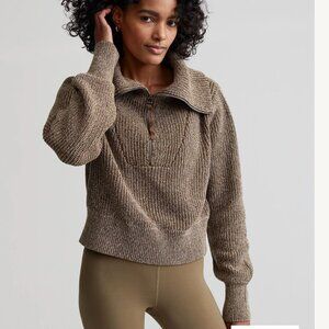 Varley Mentone Half-Zip Knit Pullover - gently used S